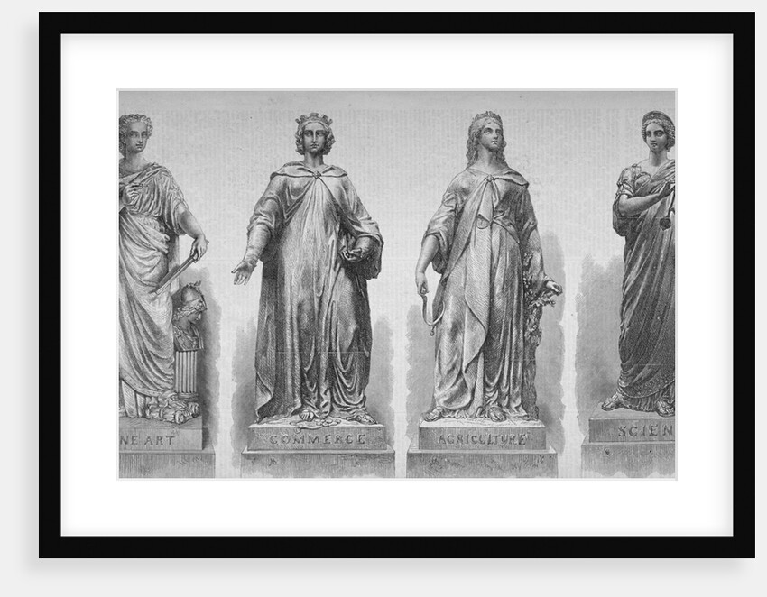 Statues on Holborn Viaduct, City of London by Anonymous