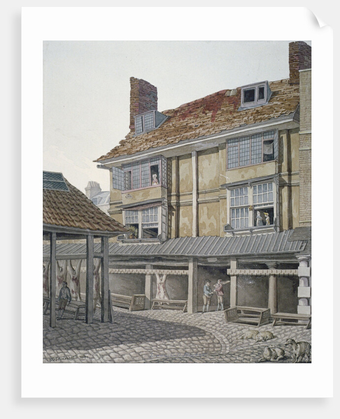 Leadenhall Market, City of London by Robert Blemmell Schnebbelie