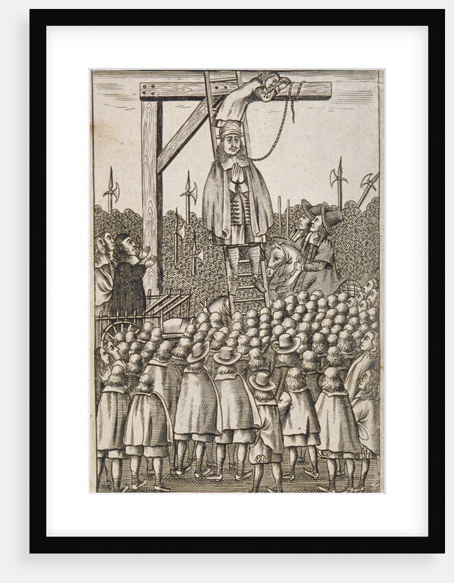Execution of a criminal, Lime Street, City of London by Anonymous
