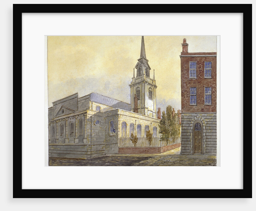 Church of St Lawrence Jewry from Guildhall Yard, City of London by William Pearson