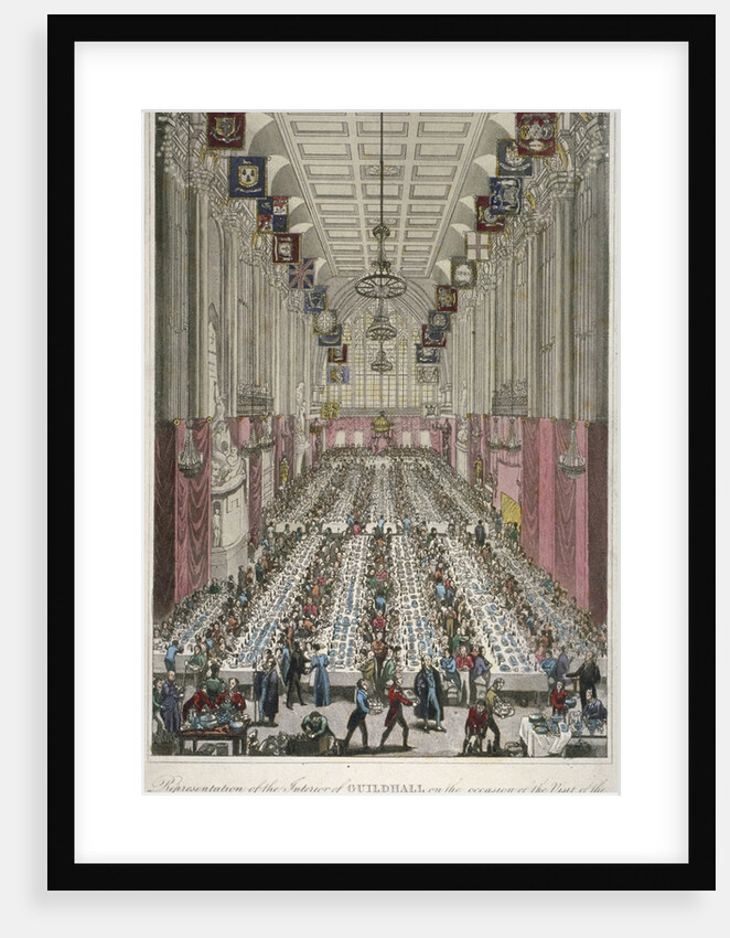 Dinner in the Guildhall, City of London by Anonymous
