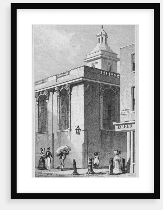 Church of St Mary Magdalen, Old Fish Street, City of London by William Wilkinson