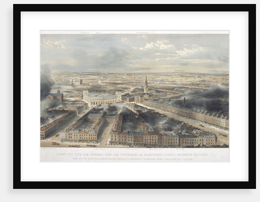 Aerial view of London by Anonymous