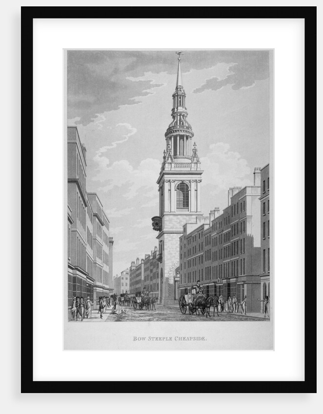 Church of St Mary-le-Bow, Cheapside, City of London by Sir Christopher Wren
