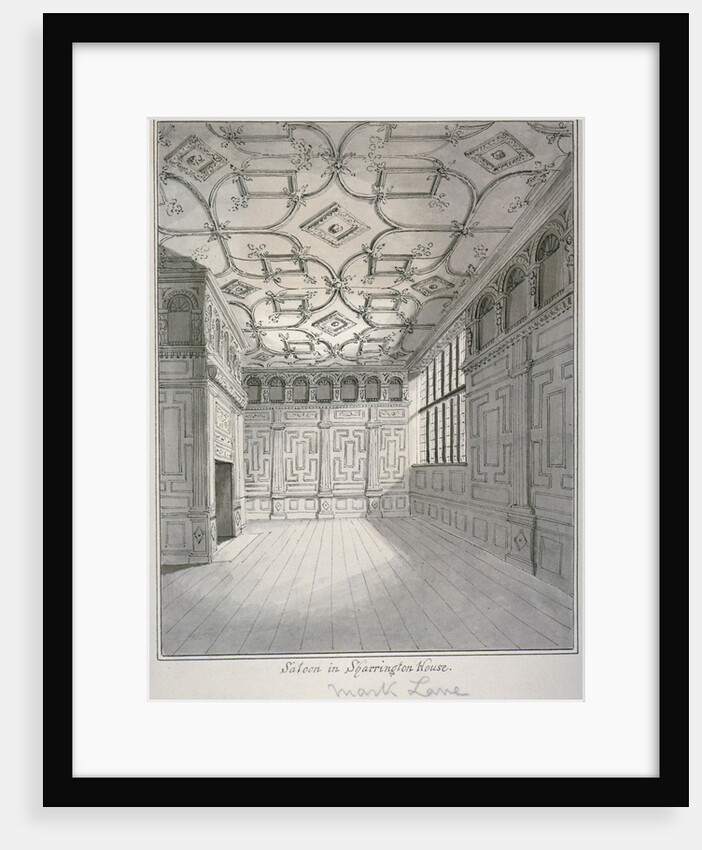 Interior view of the saloon in Sharrington House, Mark Lane, City of London by Anonymous
