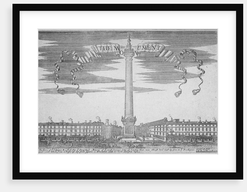 The Monument, City of London by Anonymous