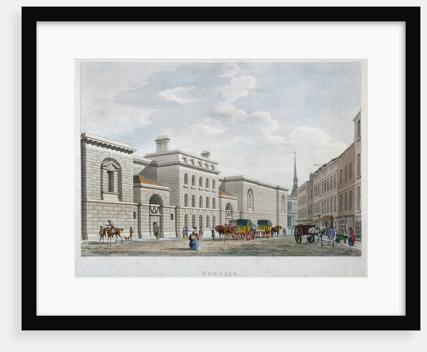 Newgate Prison, Old Bailey, City of London by Anonymous