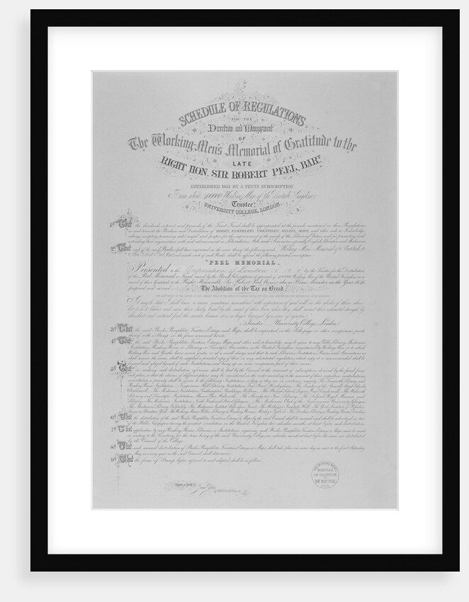 Abolotion of bread tax by James Yates