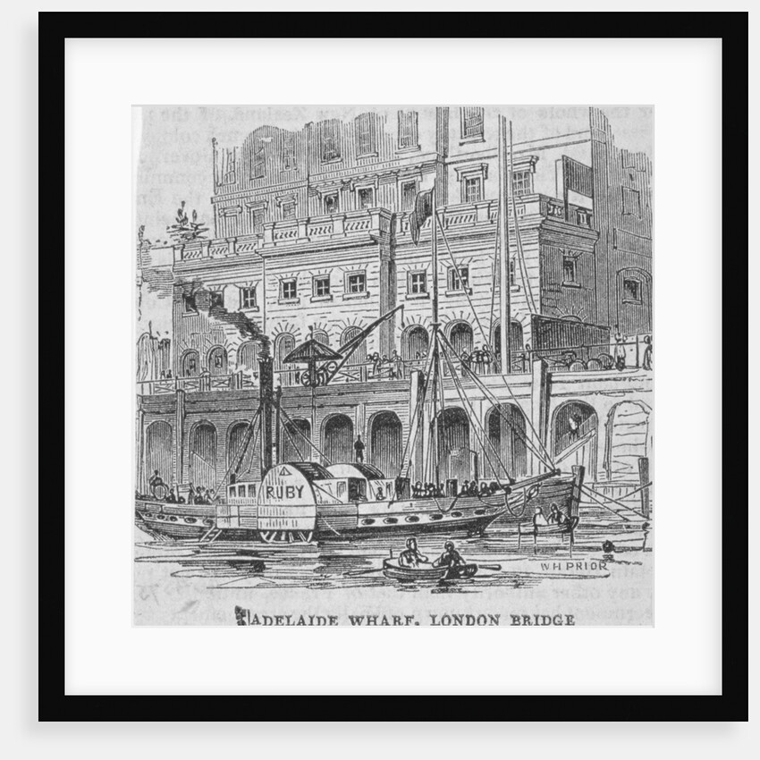 Adelaide Wharf, London Bridge by Anonymous