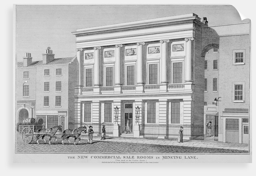 The London Commercial Sale Rooms and Mincing Lane, City of London