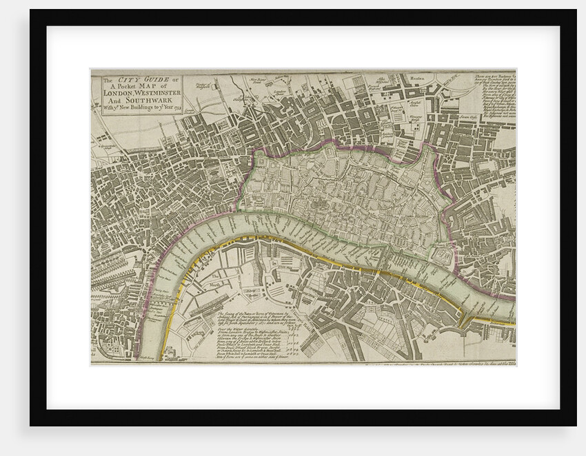 Map of London by Anonymous