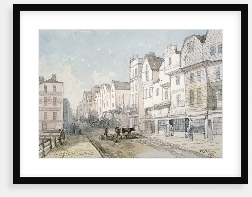 Long Lane, City of London by Thomas Colman Dibdin