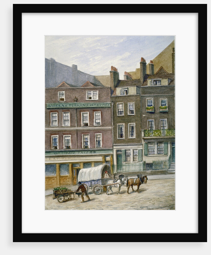 The Tiger Tavern, Tower Dock, London by JT Wilson