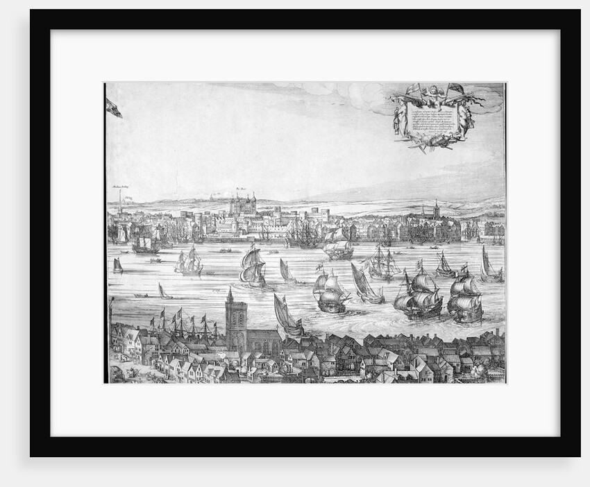 Panorama of London by Claes Jansz Visscher
