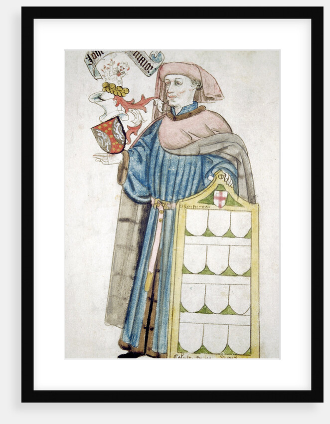 John Olney, Lord Mayor of London 1446-1447, in aldermanic robes by Roger Leigh