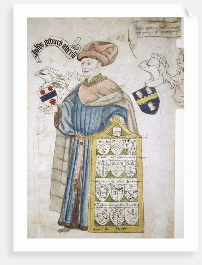 John Gedney, Lord Mayor of London 1427-1428 and 1447-1448, in aldermanic robes by Roger Leigh