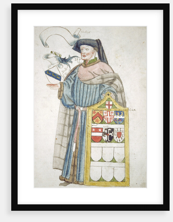 Unidentified London alderman in aldermanic robes by Roger Leigh