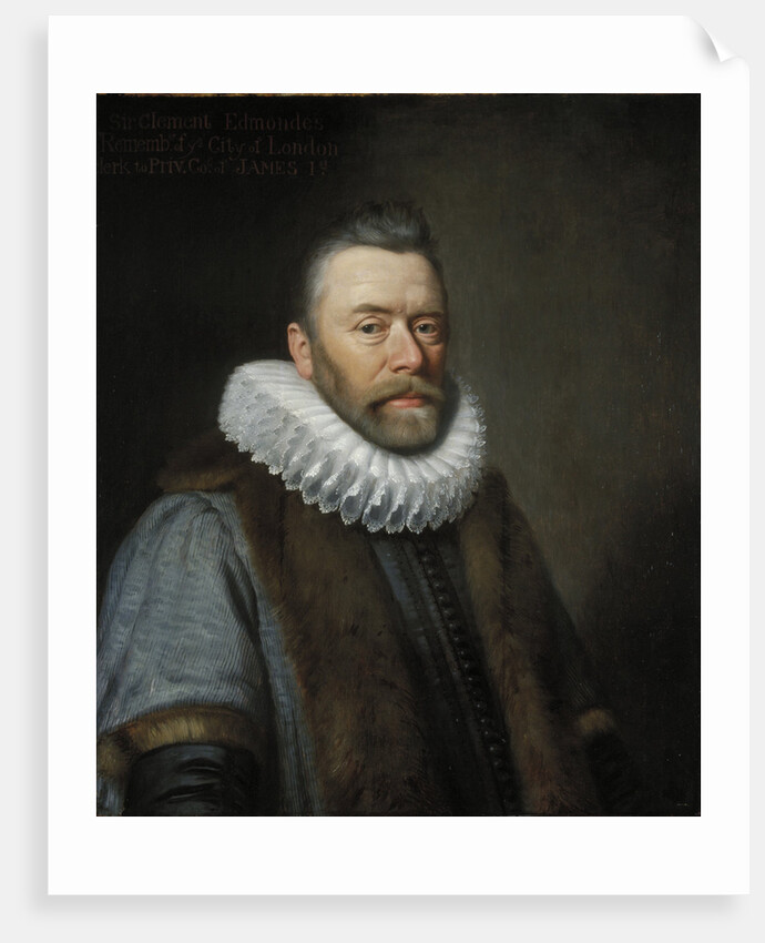 Sir Clement Edmondes by Daniel Mytens