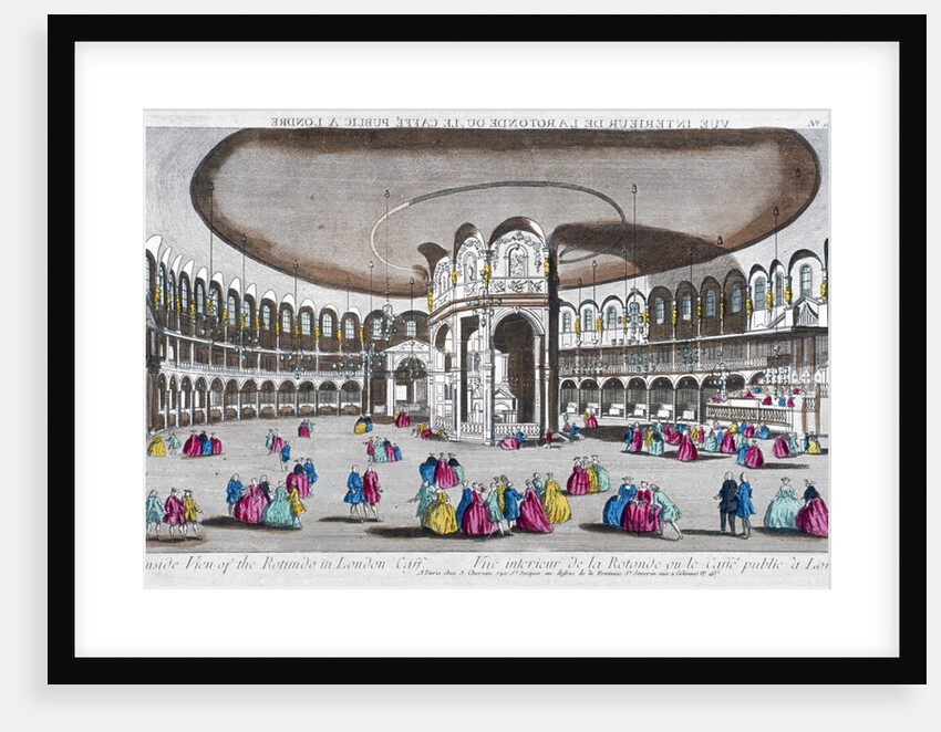 Interior view of the Rotunda in Ranelagh Gardens, Chelsea, London by Anonymous