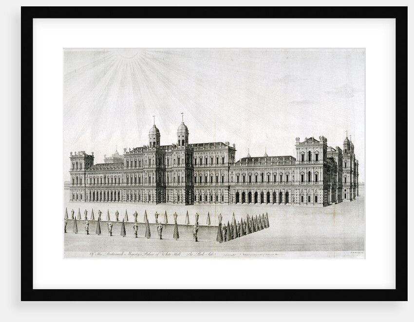 Inigo Jones's intended Whitehall Palace, London by DM Muller