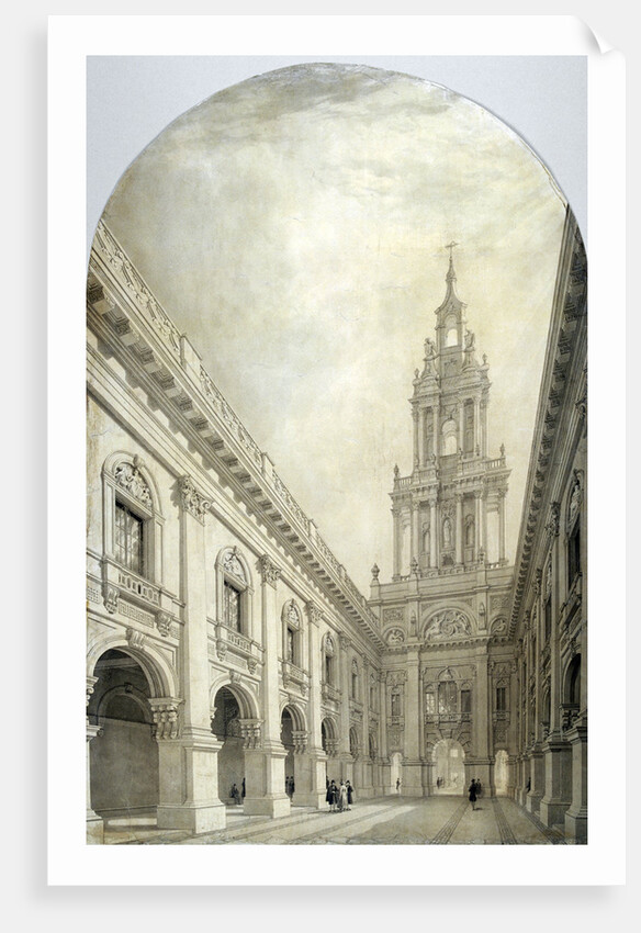 Design for the new Royal Exchange by Frederick Mackenzie