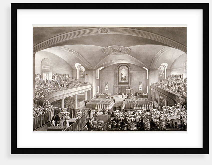 Interior of the Church of St John at Hackney, London by Anonymous