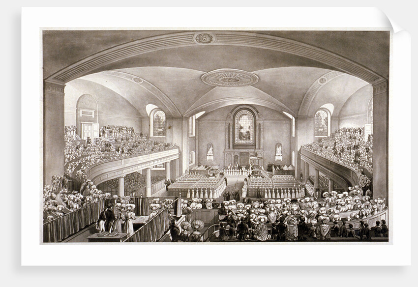 Interior of the Church of St John at Hackney, London by Anonymous