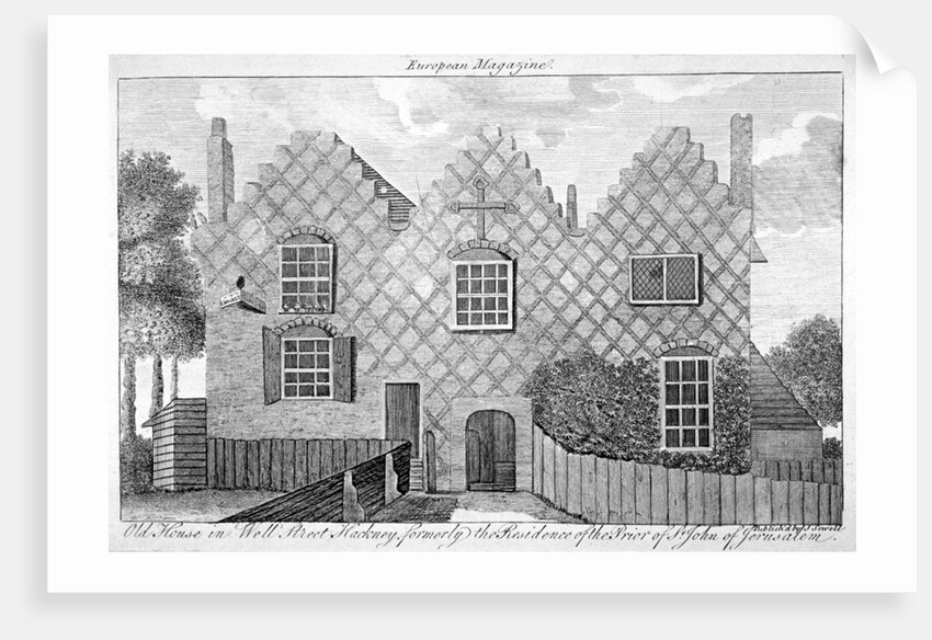 View of a house in Wells Street, Hackney, London by Anonymous