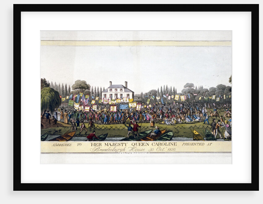 Brandenburgh House, Hammersmith, London, 1820 (1821) by Anonymous