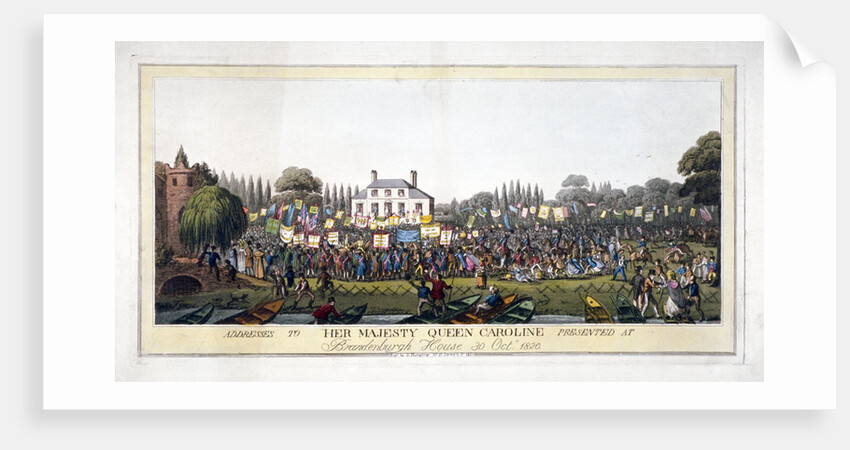 Brandenburgh House, Hammersmith, London, 1820 (1821) by Anonymous