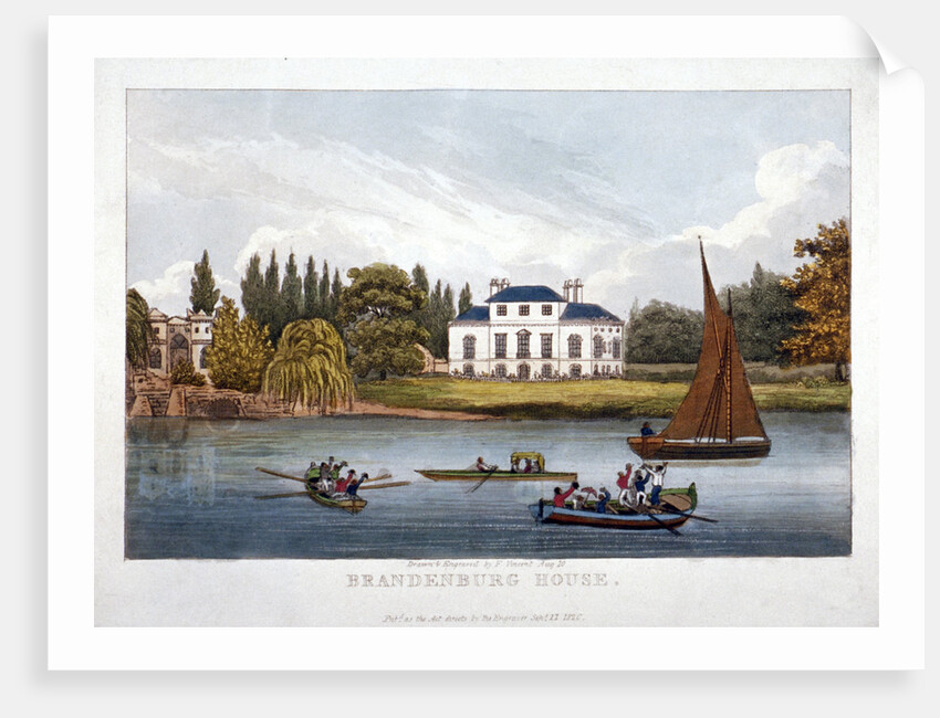Brandenburgh House, Hammersmith, London by F Vincent