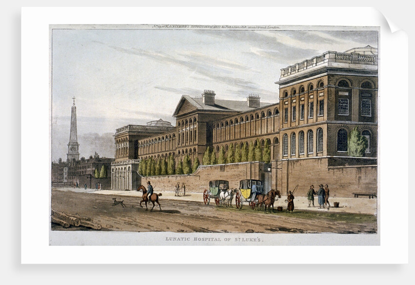 St Luke's Hospital, Old Street, Finsbury, London by William Angus