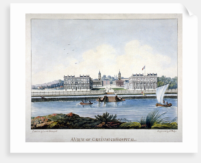 View of Greenwich Hospital from the Isle of Dogs, London by S Malgo