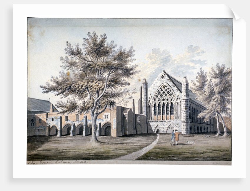 View of Ely House in Ely Place, Holborn, London by RB Godfrey