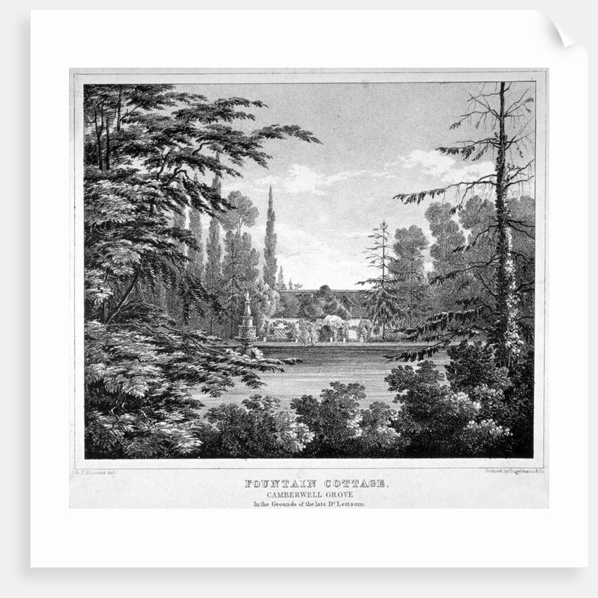 Fountain Cottage, Camberwell Grove, Camberwell, London by Anonymous