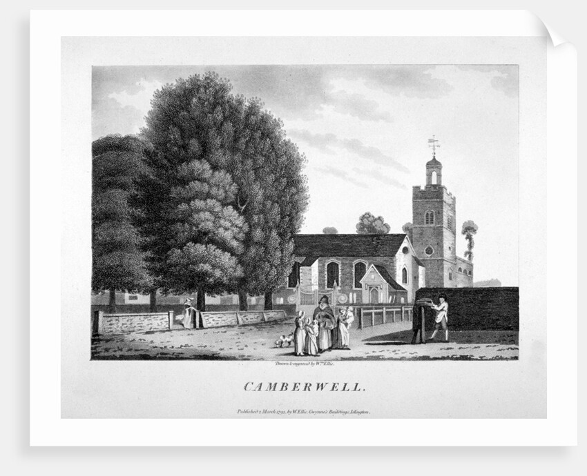 Church of St Giles, Camberwell, London by William Ellis