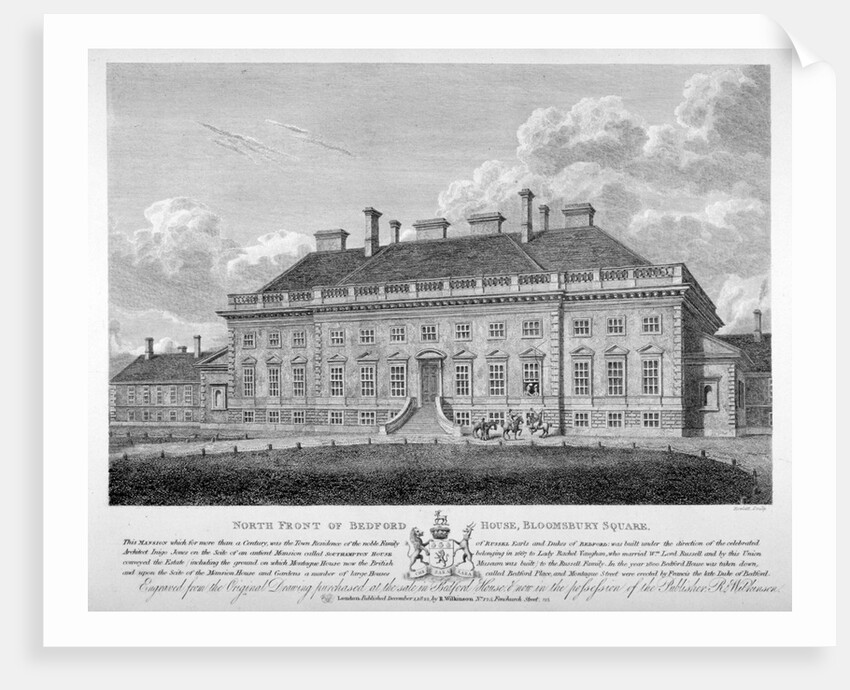 Bedford House, Bloomsbury Square, Bloomsbury, London by Bartholomew Howlett