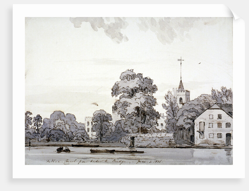 View of All Saints Church, Fulham, London by Andrew Picken