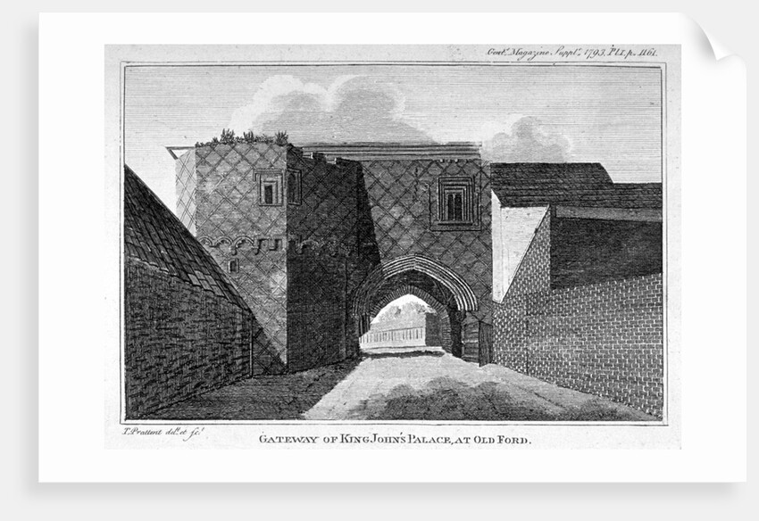 Gateway of King John's Palace at Old Ford, Poplar, London by Thomas Prattent