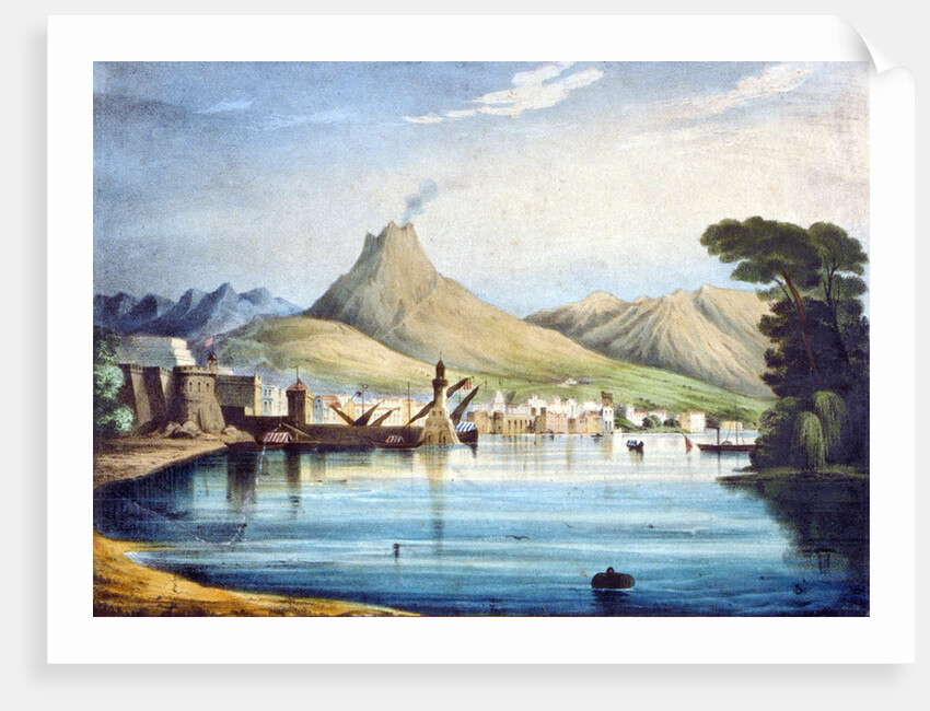 Mount Vesuvius, as represented at the Surrey Zoological Gardens, Southwark, London by Anonymous