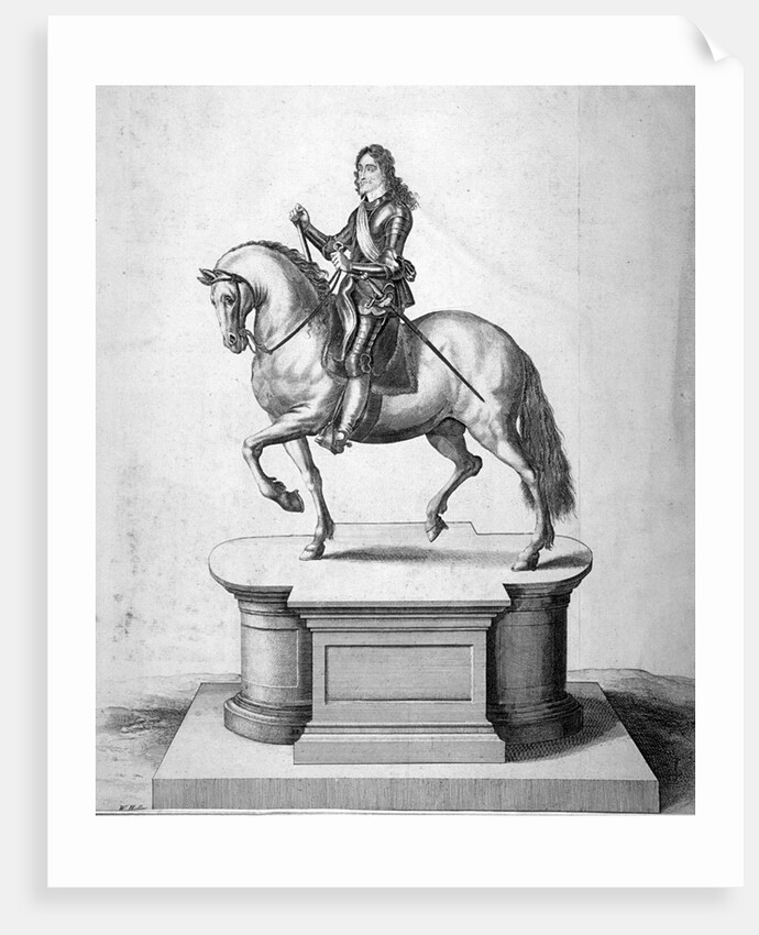 Statue of King Charles I, located at Charing Cross, Westminster, London by Anonymous