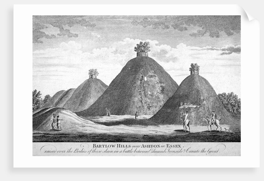 Bartlow Hills near Ashdon in Essex by Anonymous