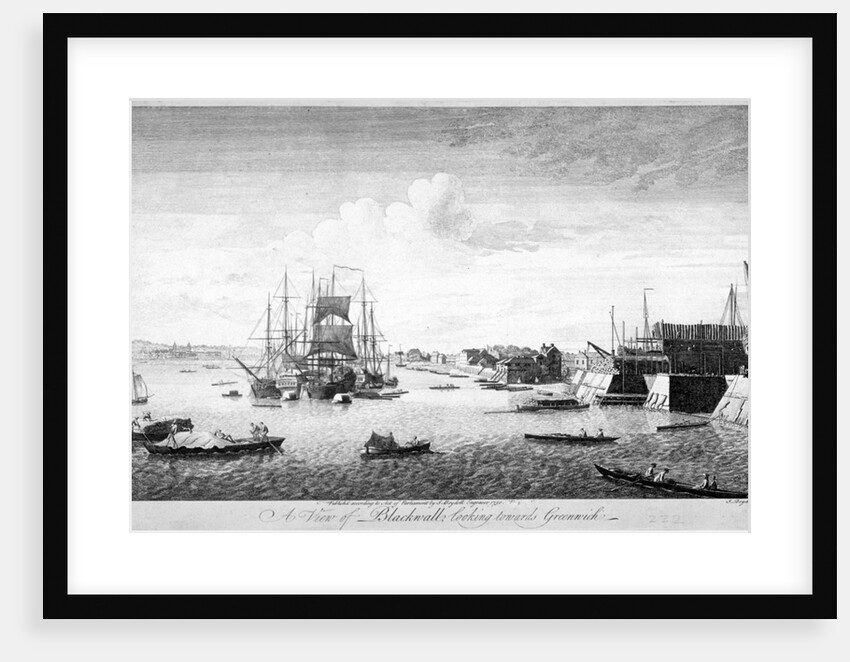 Blackwall, Poplar, London by John Boydell