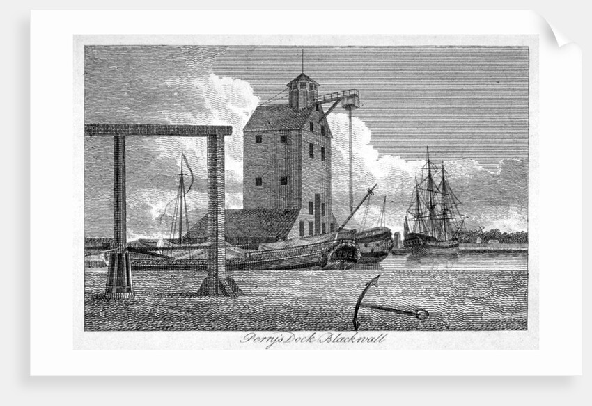 Brunswick Dock, Blackwall, London by Anonymous