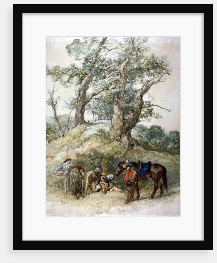 A Halt by Sir John Gilbert