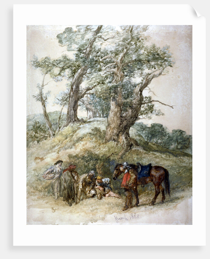 A Halt by Sir John Gilbert