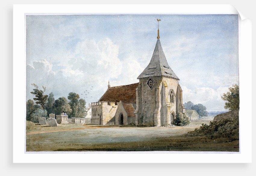 Thirnham Church, near Maidstone, Kent by James Duffield Harding