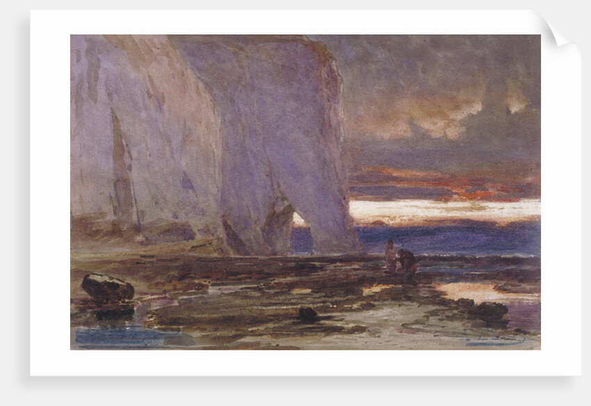 Beach and Cliffs by Edwin Ellis