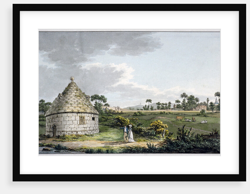 The Bayswater Conduit, with a distant view of the Paddington Canal, London by Charles Tomkins