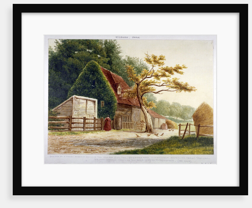 Farm in Kilburn Park, Edgware Road, Paddington, London by Anonymous